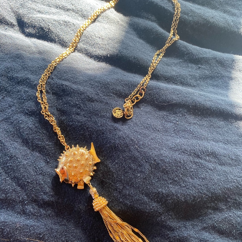 Lilly Pulitzer fish necklace